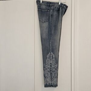 Soft Surroundings Blue Denim Jeans Classic Indigo